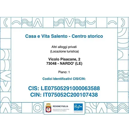 Casa E Salento - Centro Storico With Shared Terrace *